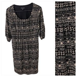 NWT Perception New York Woman’s Abstract Tribal Dress Sz M